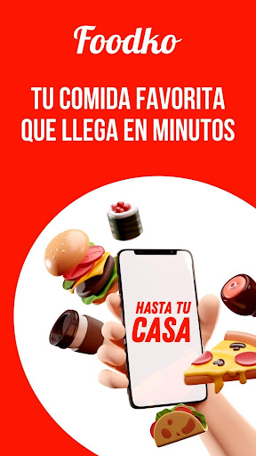 Android application Foodko Comida domicilio gratis screenshort