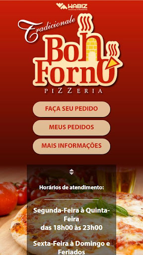 Android application Bonforno Pizzaria screenshort