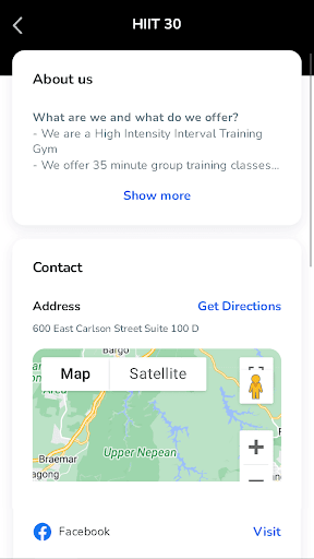 Android application HIIT 30 screenshort