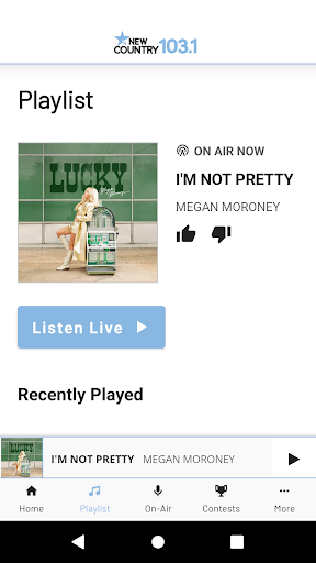 New Country 103.1 Screen 2