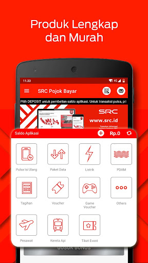 Android application Pojok Bayar screenshort