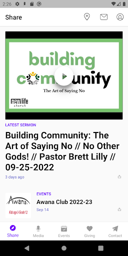 Android application New Life Church Woodbury MN screenshort