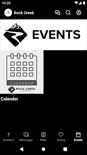 Rock Creek Church GA Screen 3