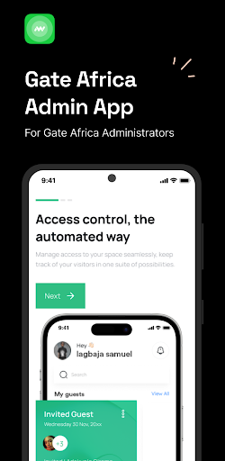 Android application Gate Africa Security Admin screenshort