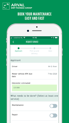 My Arval Mobile Screen 2