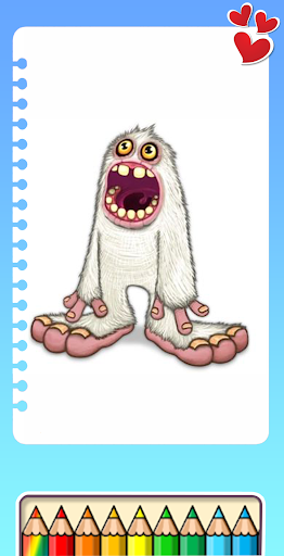 Android application Mammott Monsters Easy Draw screenshort