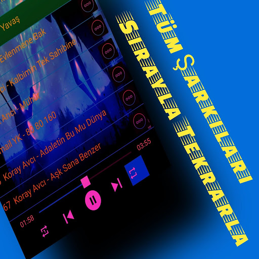 Android application Türkçe 140 Pop Müzikler Dinle screenshort
