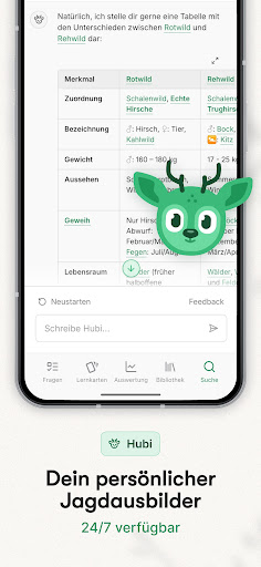 Waidwissen - Jagdschein App ekran görüntüsü