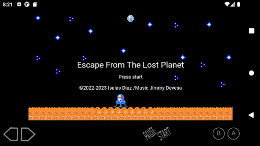 Android application Escape From The Lost Planet screenshort