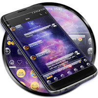 SMS Messages Glass Galaxy