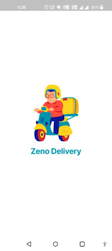 Android application Zeno Delivery Agent screenshort