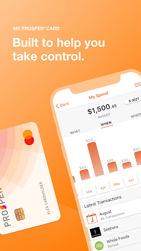 Android application My Prosper Card screenshort