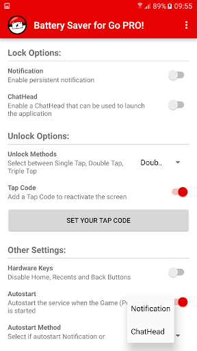 Battery Saver for Go - PRO