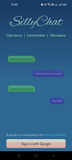 Android application SillyChat screenshort