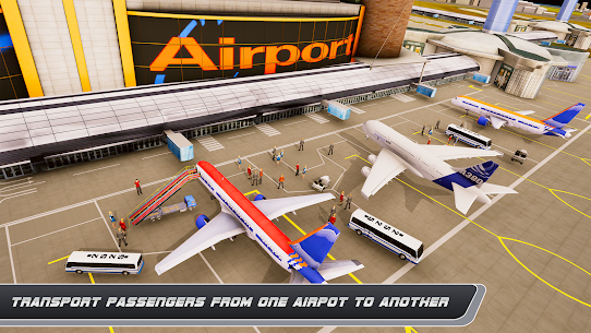 Airplane Real Flight Simulator 2021 : Plane Games 18