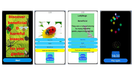 Android application GardenInsects screenshort