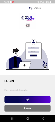 Android application Solo Paints Loyalty screenshort