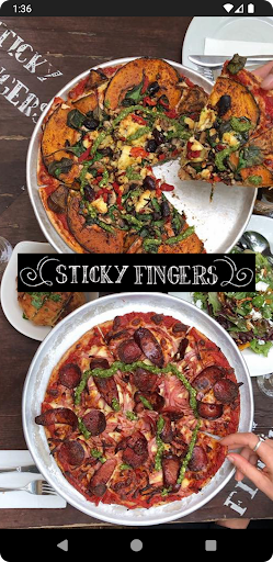 Android application Sticky Fingers Pizzeria screenshort