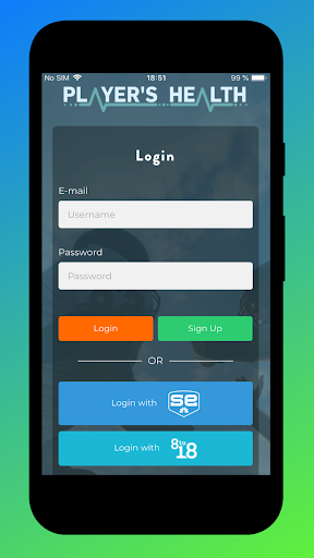 Android application Player's Health screenshort