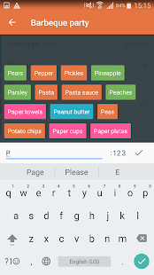 Shopping List - Buy Me a Pie! Screenshot