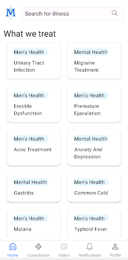 Android application embodiment healthcare screenshort