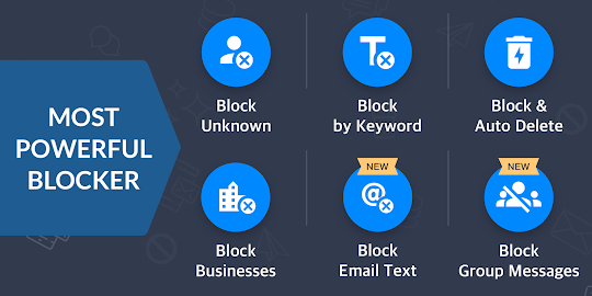 Block SMS, SMS Blocker