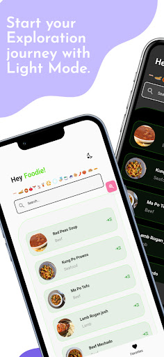Android application FoodFinder: Explore & Cook! screenshort