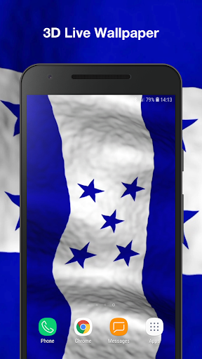 Android application 3d Honduras Flag Wallpaper Pro screenshort