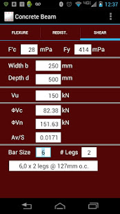 Скачать игру Concrete Beam Design (per ACI) для Android бесплатно