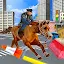 Police Horse Criminal Chase City Escape