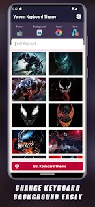 Venom Keyboard Theme + Emoji