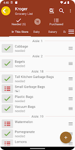 Grocery List App - rShopping Screenshot