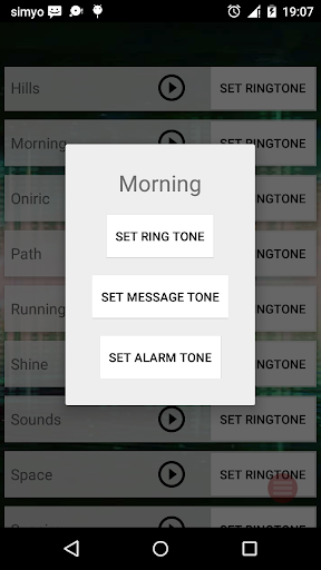 Melodies for Ringtones & Alarm Screen 2