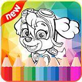 Coloring for Paw Patrol Game icon