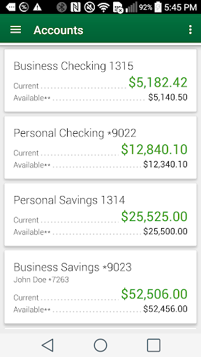 Android application BFG Federal Credit Union screenshort