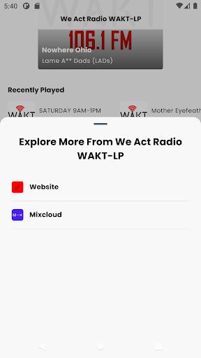 WAKT 106.1FM Screen 3