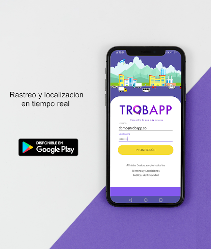 Android application Trobapp screenshort