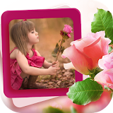 Rose Flowers Photo Frames icon