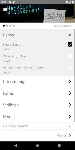 Friseur Dorn Screen 2