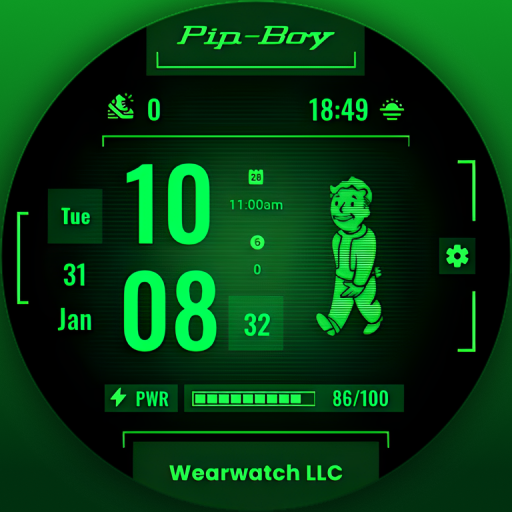 G49 Fallout Pip-Boy Watch Face Logo