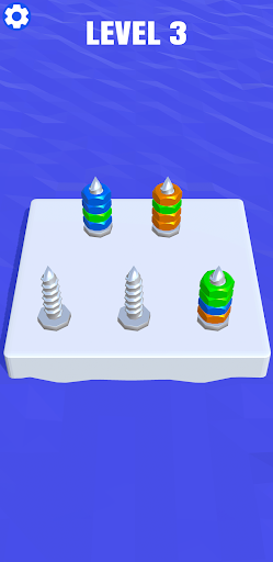 Sort Screw and nuts & bolts 3D Screen 2