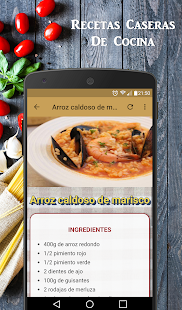 Recetas Caseras de Cocina Screenshot