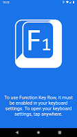 screenshot of Function Key Row
