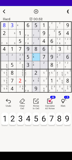 Android application Sudoku – Classic Brain Puzzle screenshort