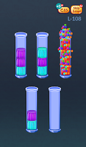 Jelly Sort Puz - Color Puzzle capturas de pantalla