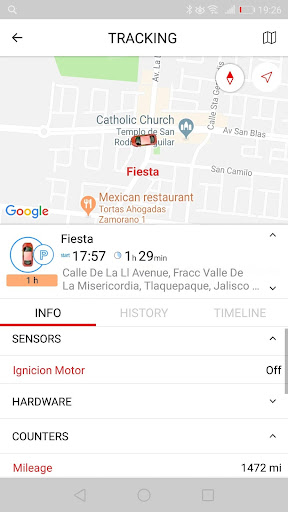 GPS TechTracker Screen 2