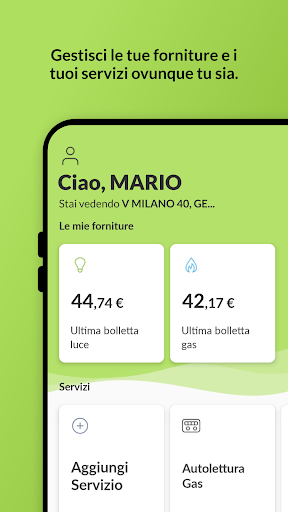 Android application Iberdrola Clienti screenshort