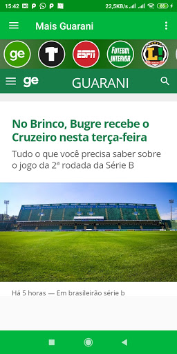 Android application Mais Guarani screenshort