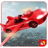 Flying Car Racing Simulator 3D icon