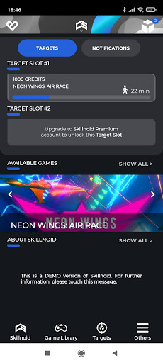 Android application SKILLNOID screenshort